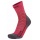 Lowa Hiking Sock Crew Trekking (Merino Wool, Honeycomb Structure) Red/Pink - 1 Pair